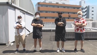 木村魚拓の窓際の向こうに #346